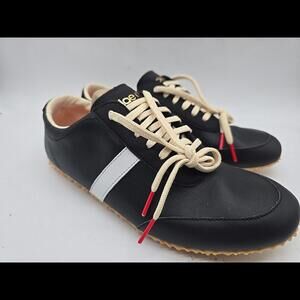 Plae Ecols WP Black Gum Mens size 8 Waterproof Leather Shoes Sneakers 559100 001